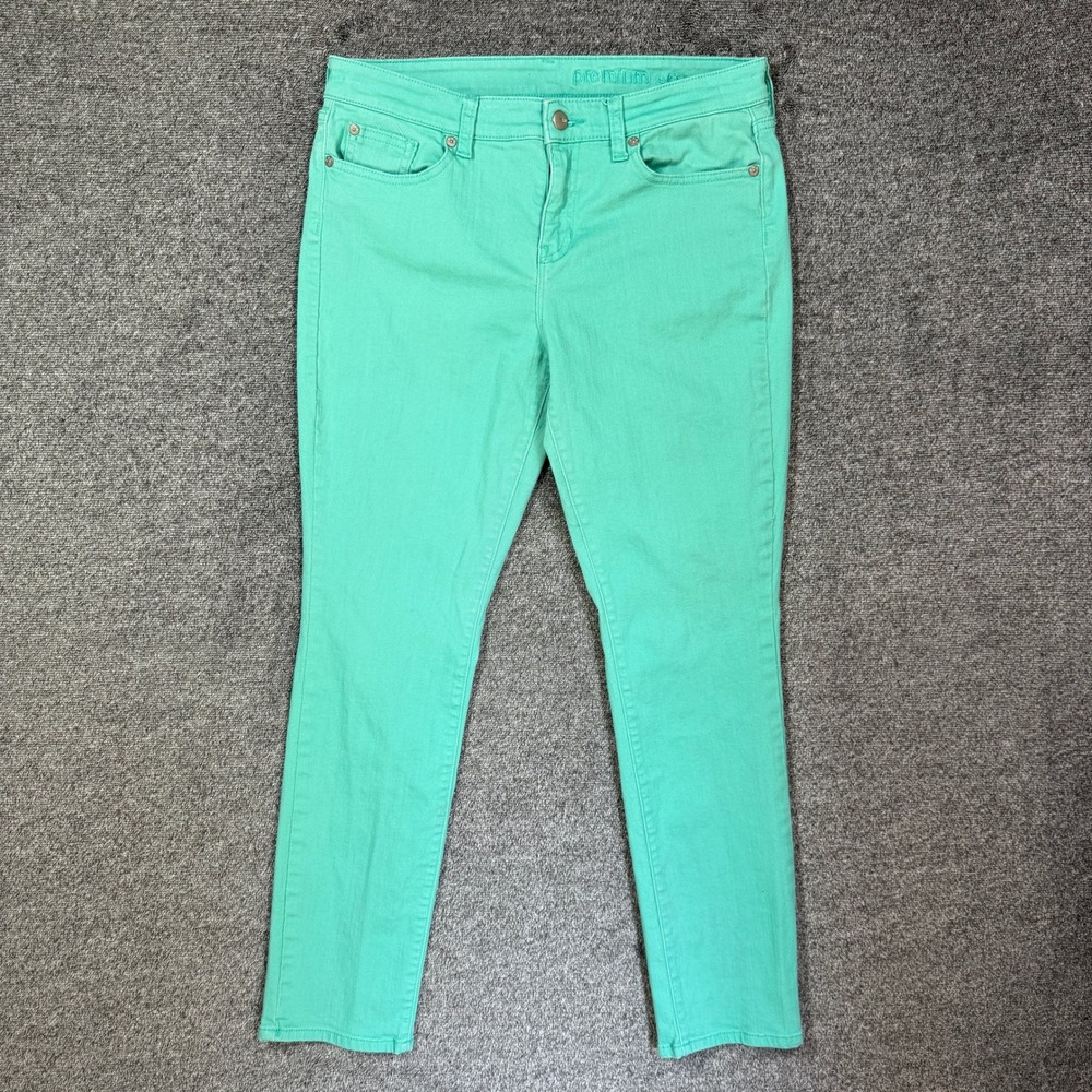 Gap Premium Skinny Jeans Womens 8/29R Mint Green Mid Rise‎ Stretch Denim Pants